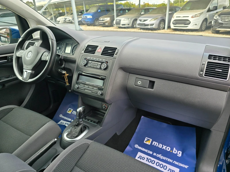 VW Touran 1, 6 TDI АВТОМАТИК !! LED !! РЕАЛНИ КИЛОМЕТРИ ! !!, снимка 10 - Автомобили и джипове - 52024325