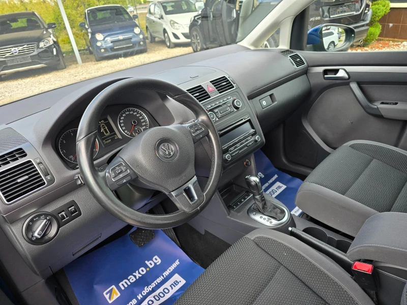 VW Touran 1, 6 TDI АВТОМАТИК !! LED !! РЕАЛНИ КИЛОМЕТРИ ! !!, снимка 13 - Автомобили и джипове - 52024325