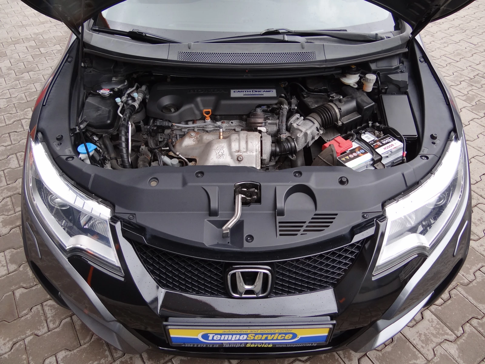 Honda Civic 1.6i-DTEC-120k.c-Facelift//Led/Euro-5/ | Mobile.bg   16