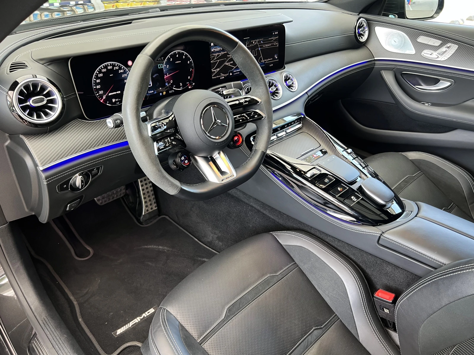 Mercedes-Benz AMG GT 63S 4-MATIC+ /AERO/CARBON/NIGHT/BURM/PANO/HEAD UP/ - изображение 10