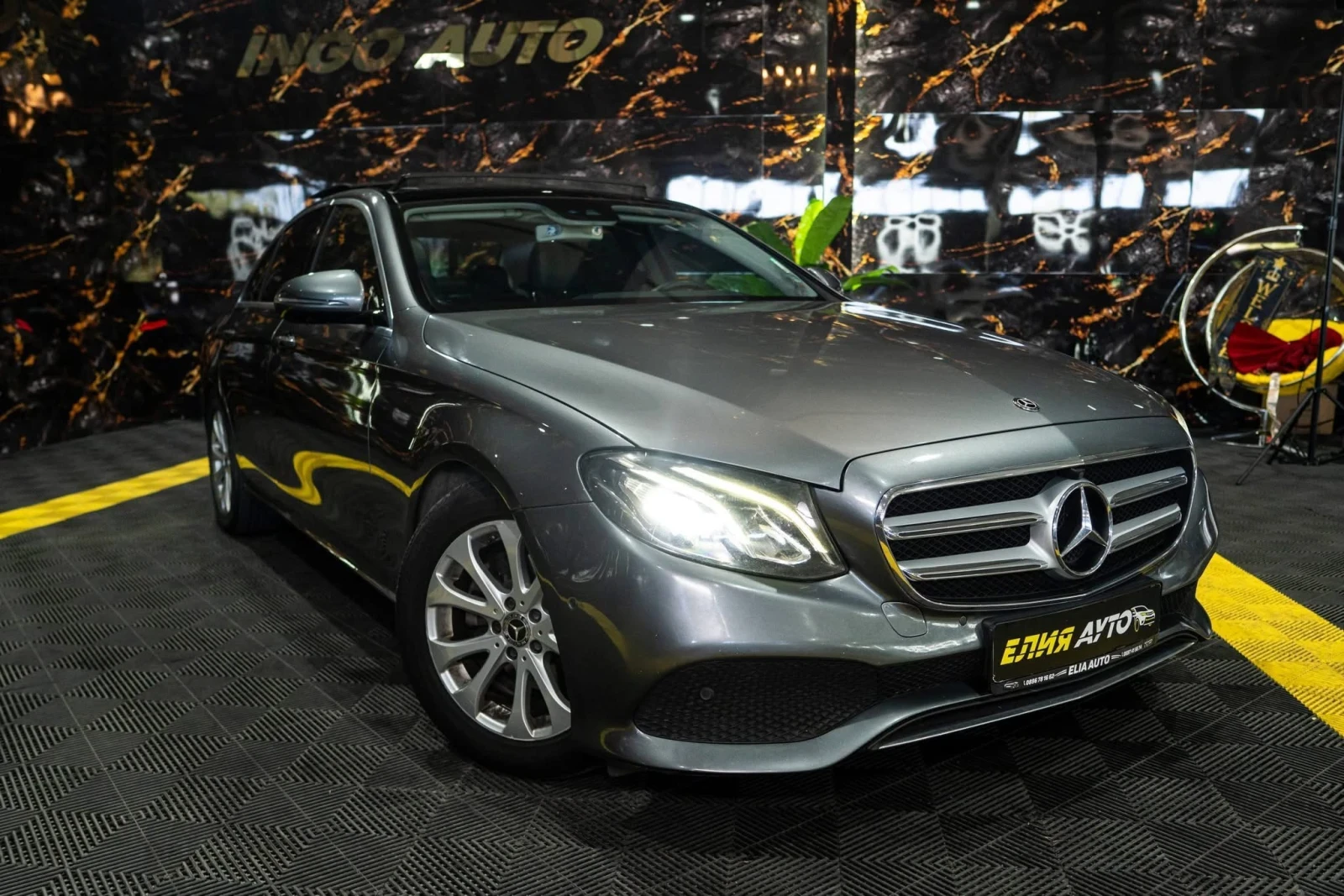 Mercedes-Benz E 220 D SPORT PACK LED NAVI ПАНО ЛИЗИНГ 100%, снимка 5 - Автомобили и джипове - 55674758