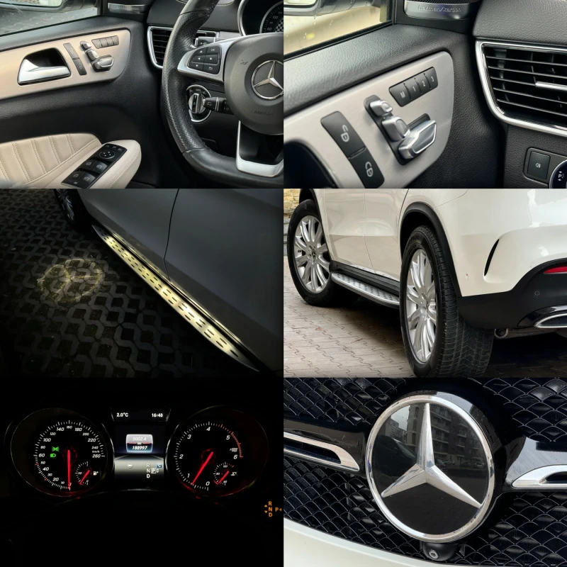 Mercedes-Benz GLE 350 /AMG/-ПАНОРАМА-HARMON-CARDON-HEAD UP-188Х.КМ-TOП!!, снимка 17 - Автомобили и джипове - 48354711