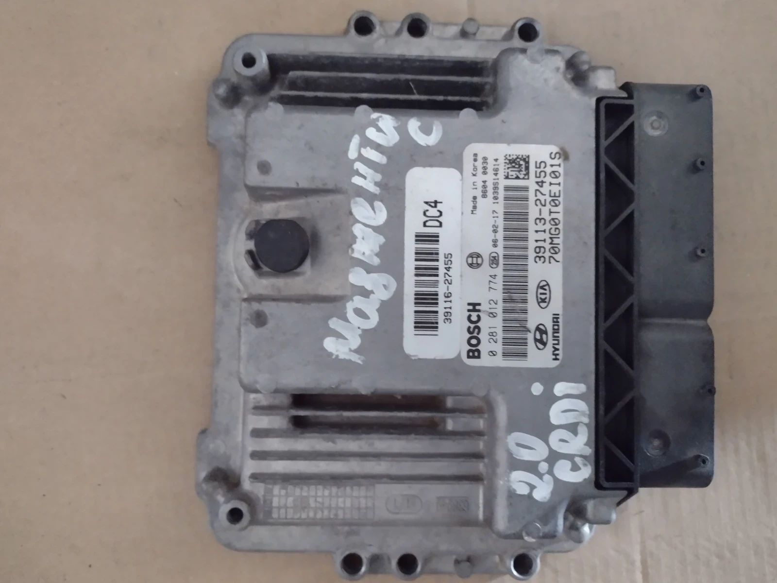 39113-27455   KIA MAGENTIS 2.0 CRDI Bosch 0 281 012 774 | Mobile.bg   1