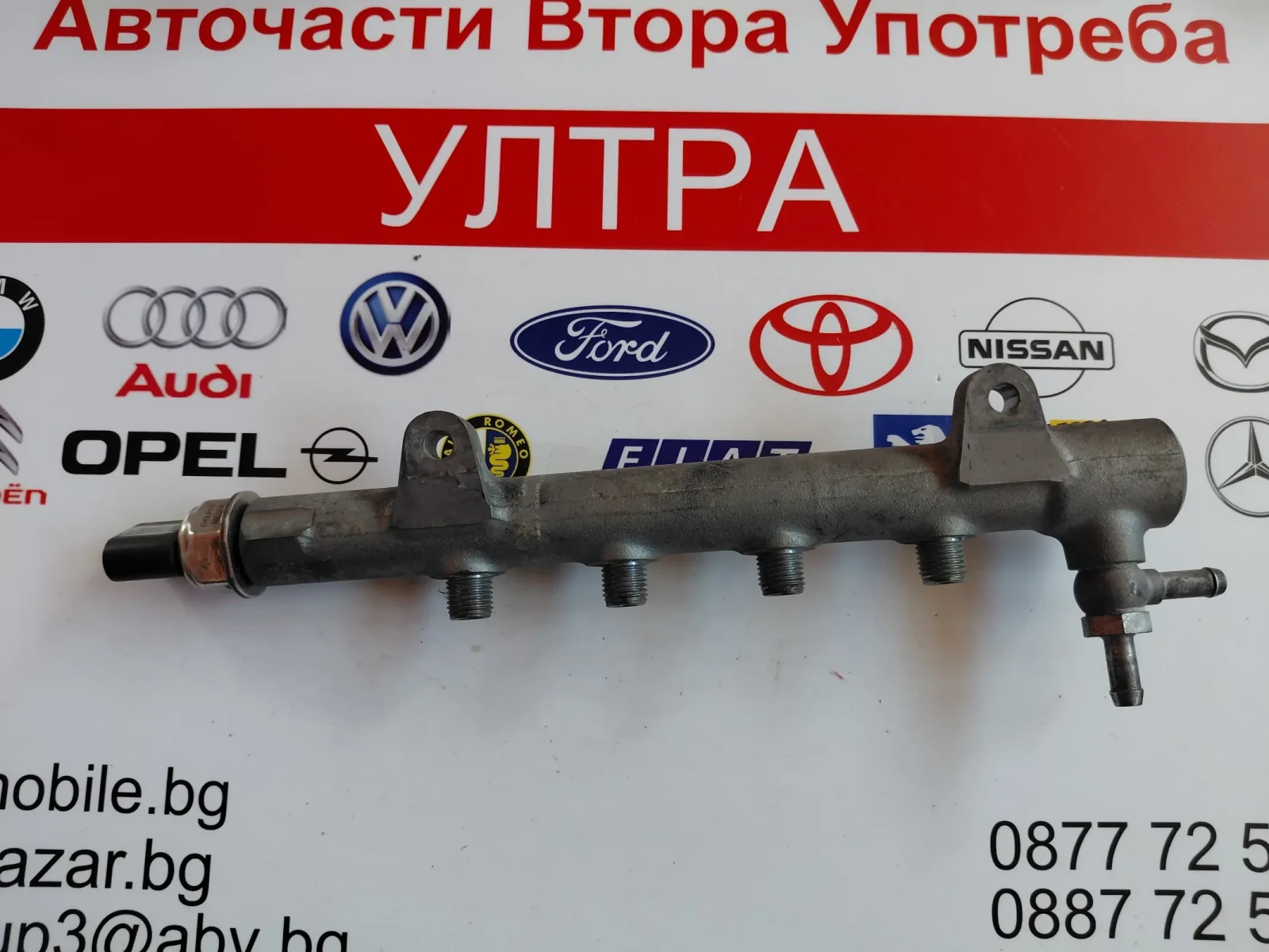 A6510700595 Горивна рейка за Mercedes-Benz C-Class W204 2.2 CDI  Delphi  28280808  93077521A, снимка 3 - Части - 54618857