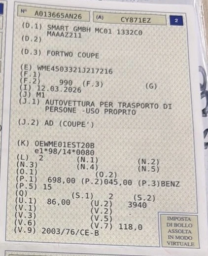 Smart Fortwo Топ състояние, снимка 17 - Автомобили и джипове - 54500043