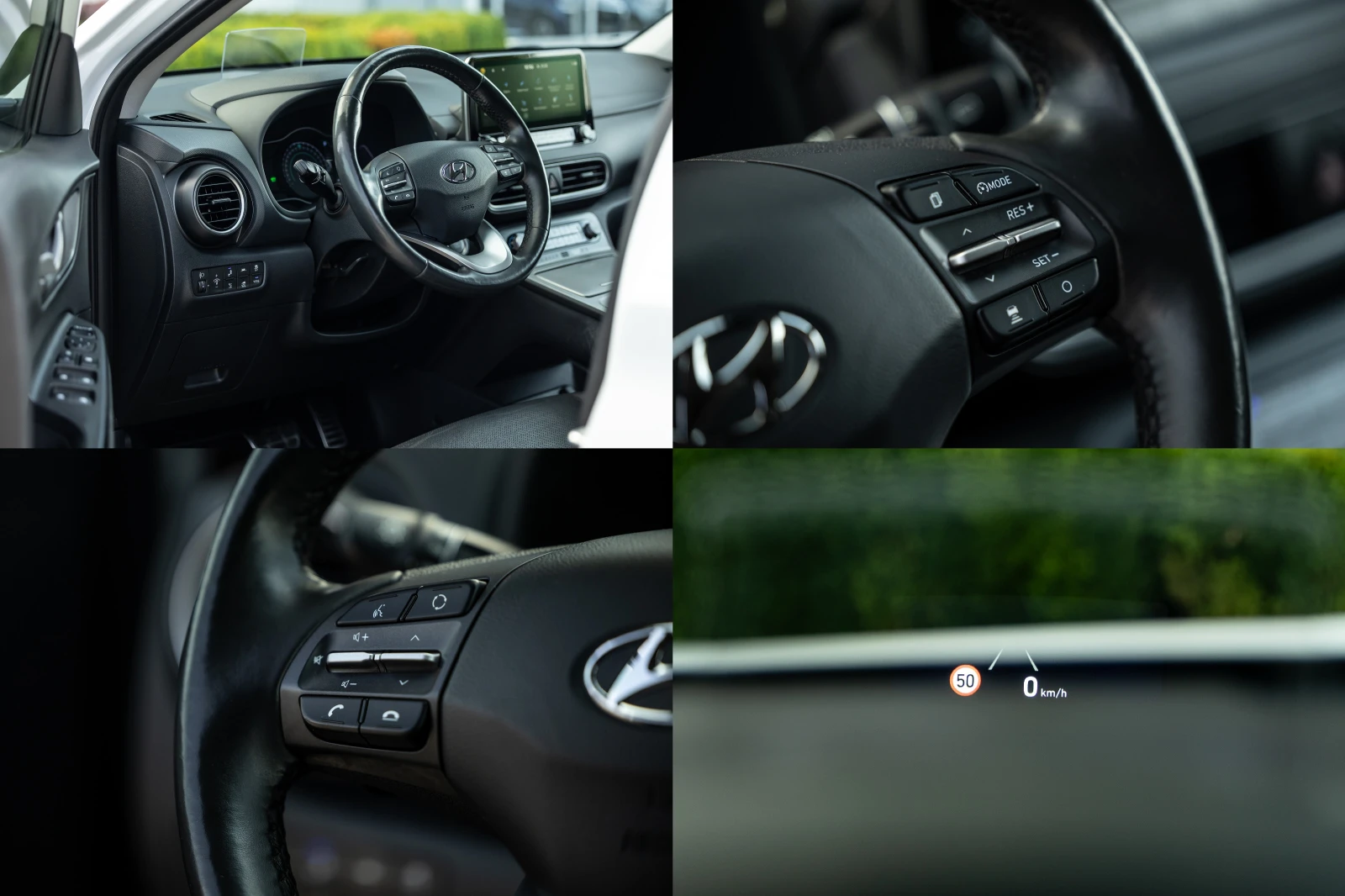 Hyundai Kona Head Up 360 /64KW/SWISS, снимка 13 - Автомобили и джипове - 55601820