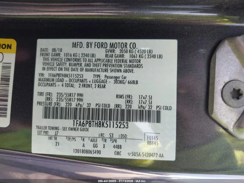 Ford Mustang 2.3l Ecoboost, снимка 9 - Автомобили и джипове - 53600491