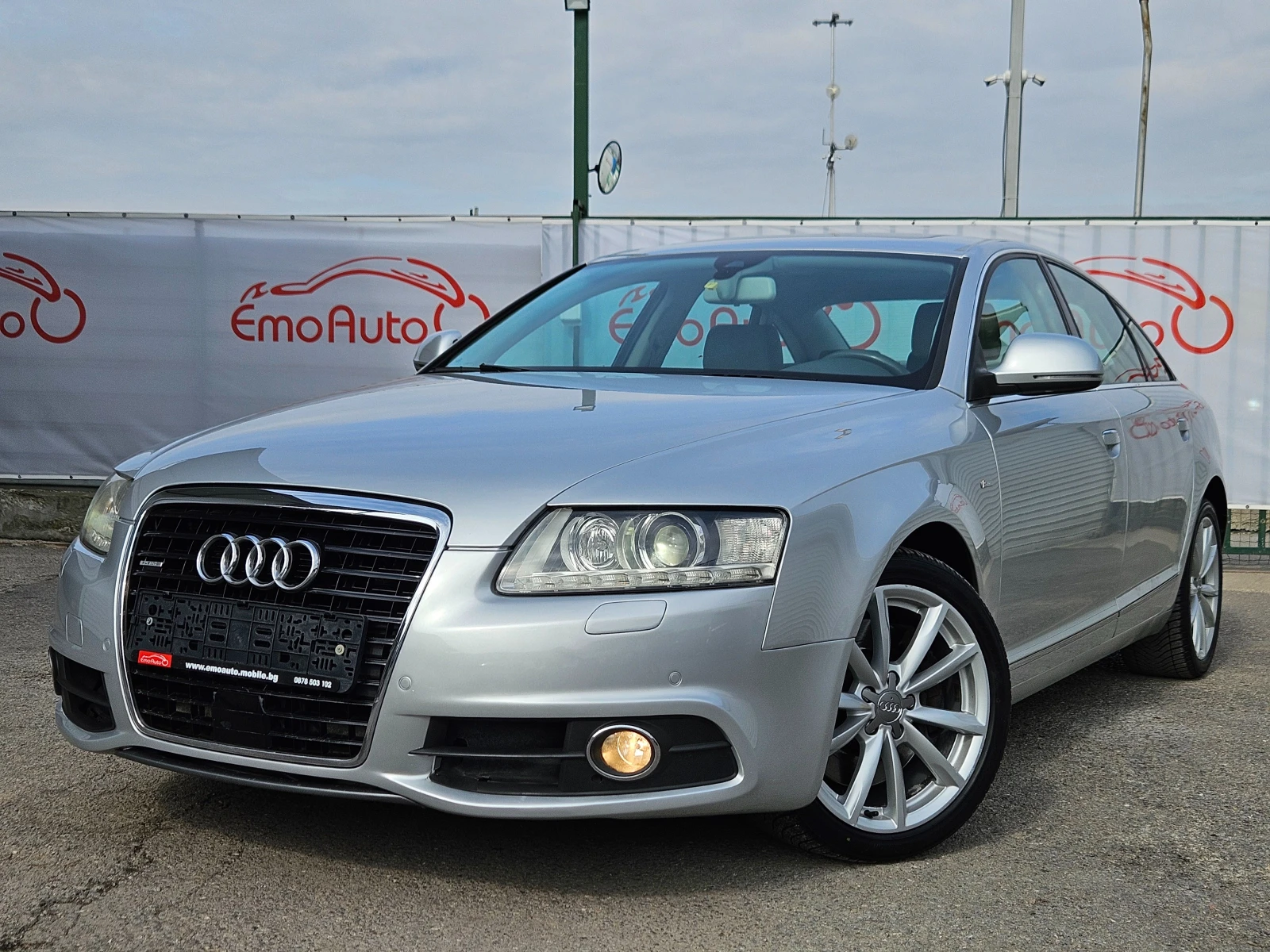 Audi A6 3.0D/S-line/4X4/LED/ACC/NAVI/БЛУТУТ/EURO 5A/ТОП - изображение 6