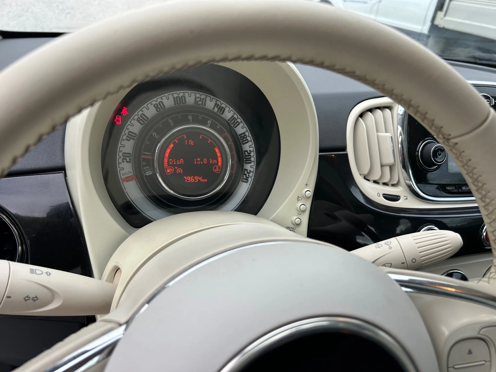 Fiat 500 1.2I 16V EURO 6C , снимка 16 - Автомобили и джипове - 56732433