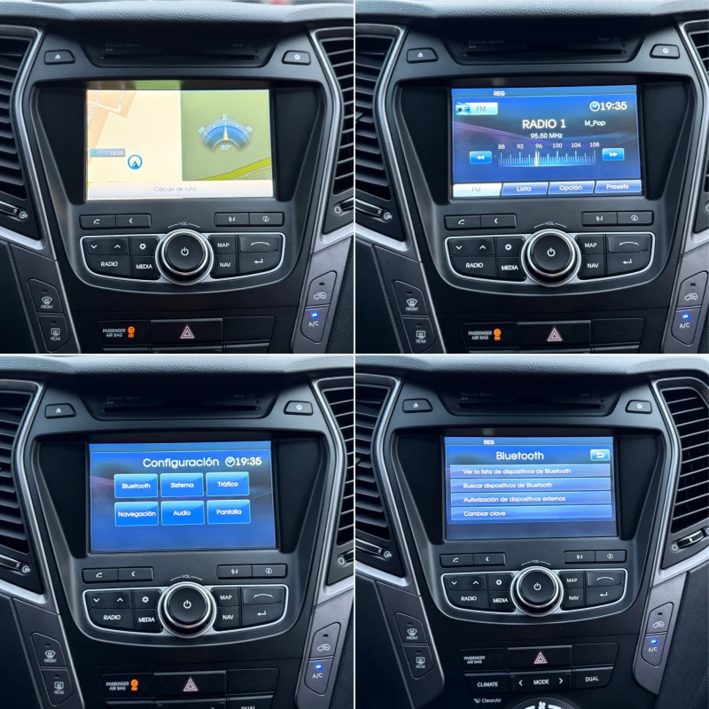 Hyundai Santa fe 6+ 1 MESTA#EXCLUSIVE#PODGREV#PANORAMA#CAMERA#, снимка 17 - Автомобили и джипове - 49865086