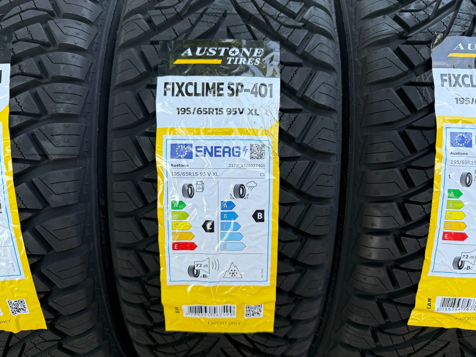 Гуми Всесезонни 195/65R15, снимка 3 - Гуми и джанти - 55650229