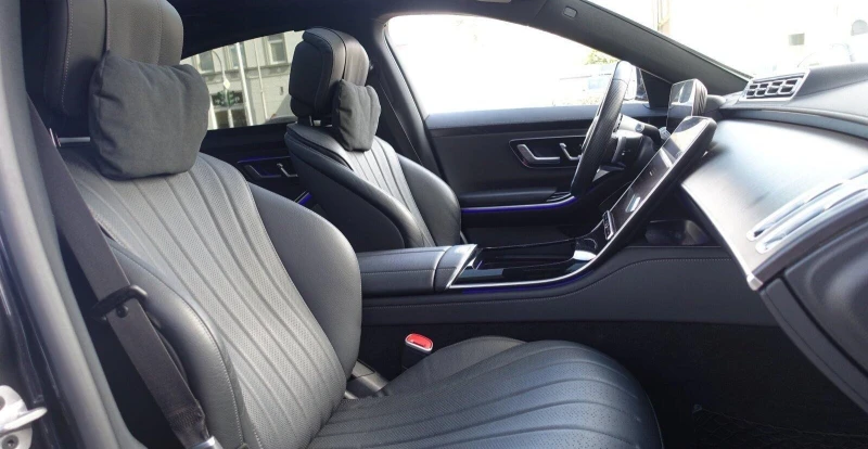 Mercedes-Benz S 400 d/AMG/LONG/4-MATIC/BURM 3D/HEAD UP/PANO/CHAUFFEUR/, снимка 9 - Автомобили и джипове - 51482327