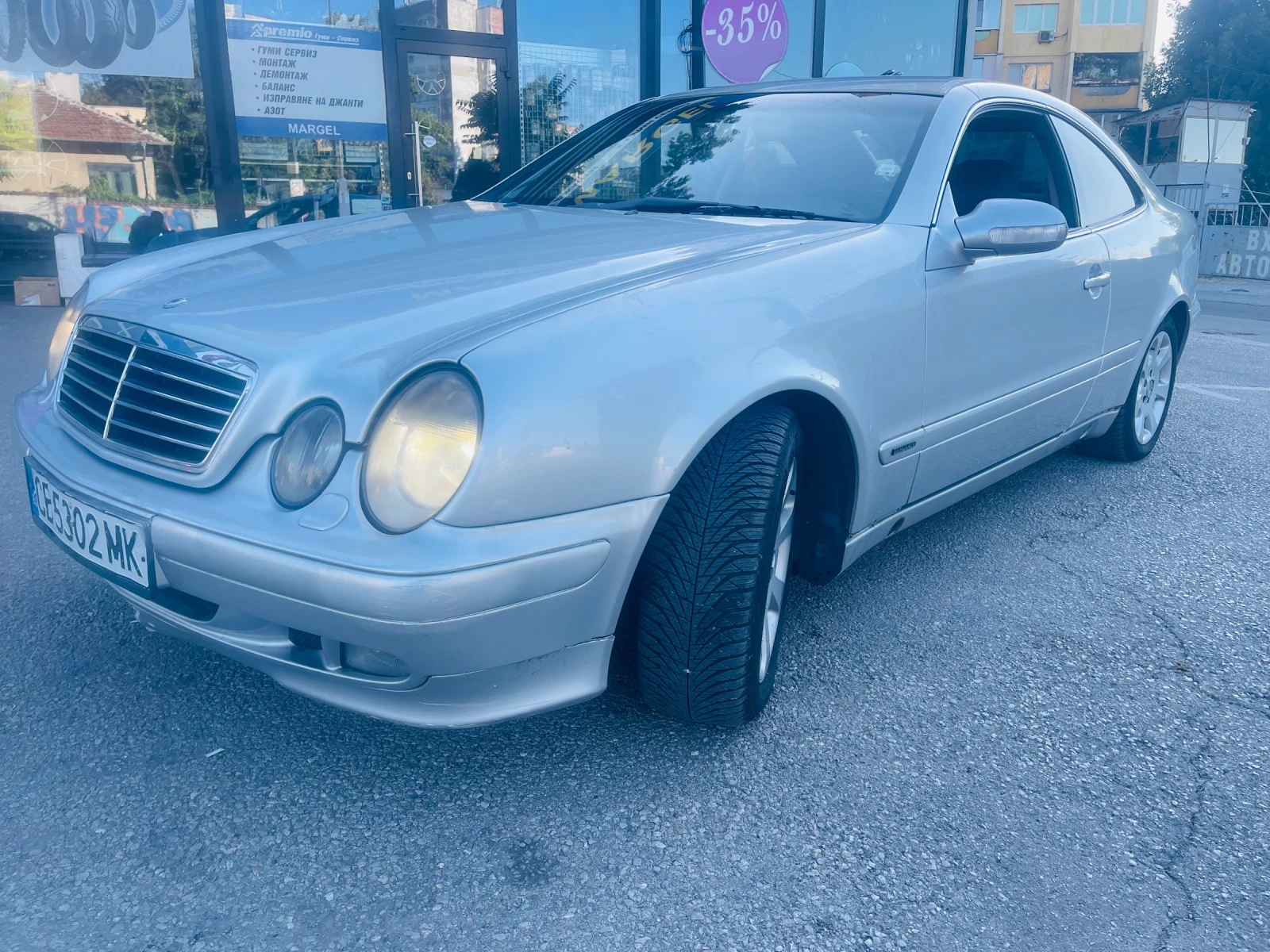 Mercedes-Benz CLK 200 Kompressor 190к.с АГУ АВТОМАТ , снимка 7 - Автомобили и джипове - 55080505