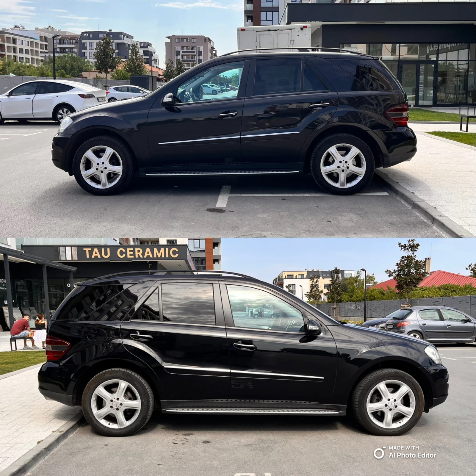 Mercedes-Benz ML 320 Подгрев/led/PDC, снимка 5 - Автомобили и джипове - 56041711