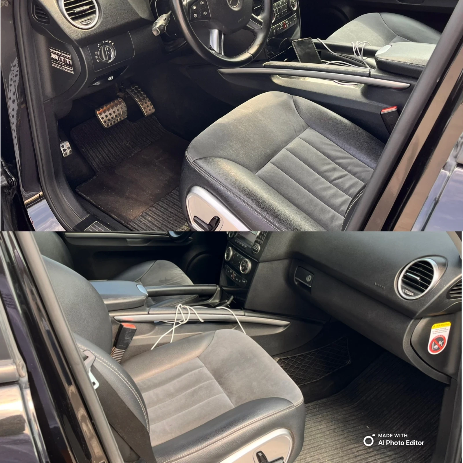 Mercedes-Benz ML 320 Подгрев/led/PDC, снимка 6 - Автомобили и джипове - 56041711