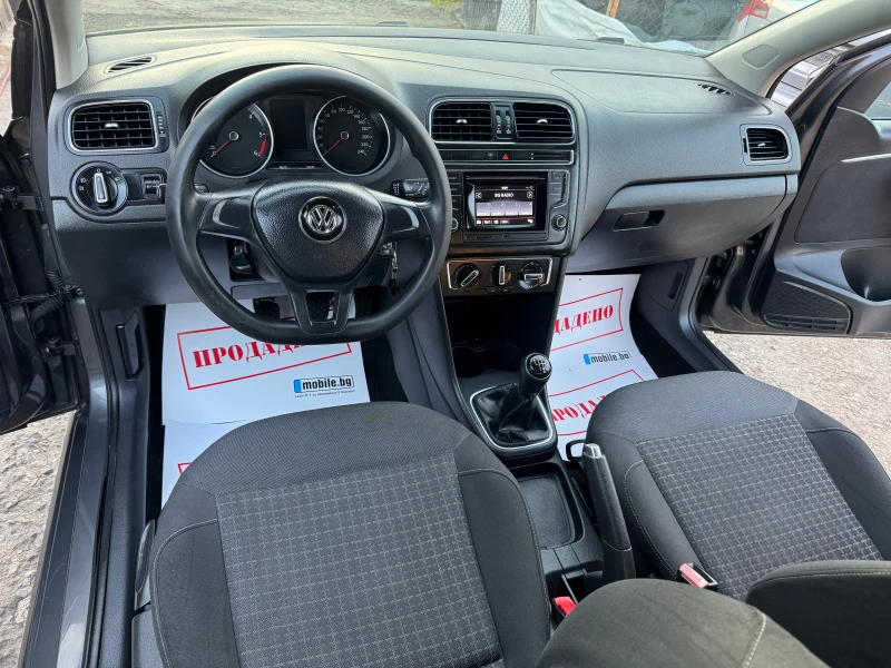 VW Polo 1.4TDi 75HP KLIMATIK NAVI FACE 2017G EURO 6 NOVA, снимка 12 - Автомобили и джипове - 52441812
