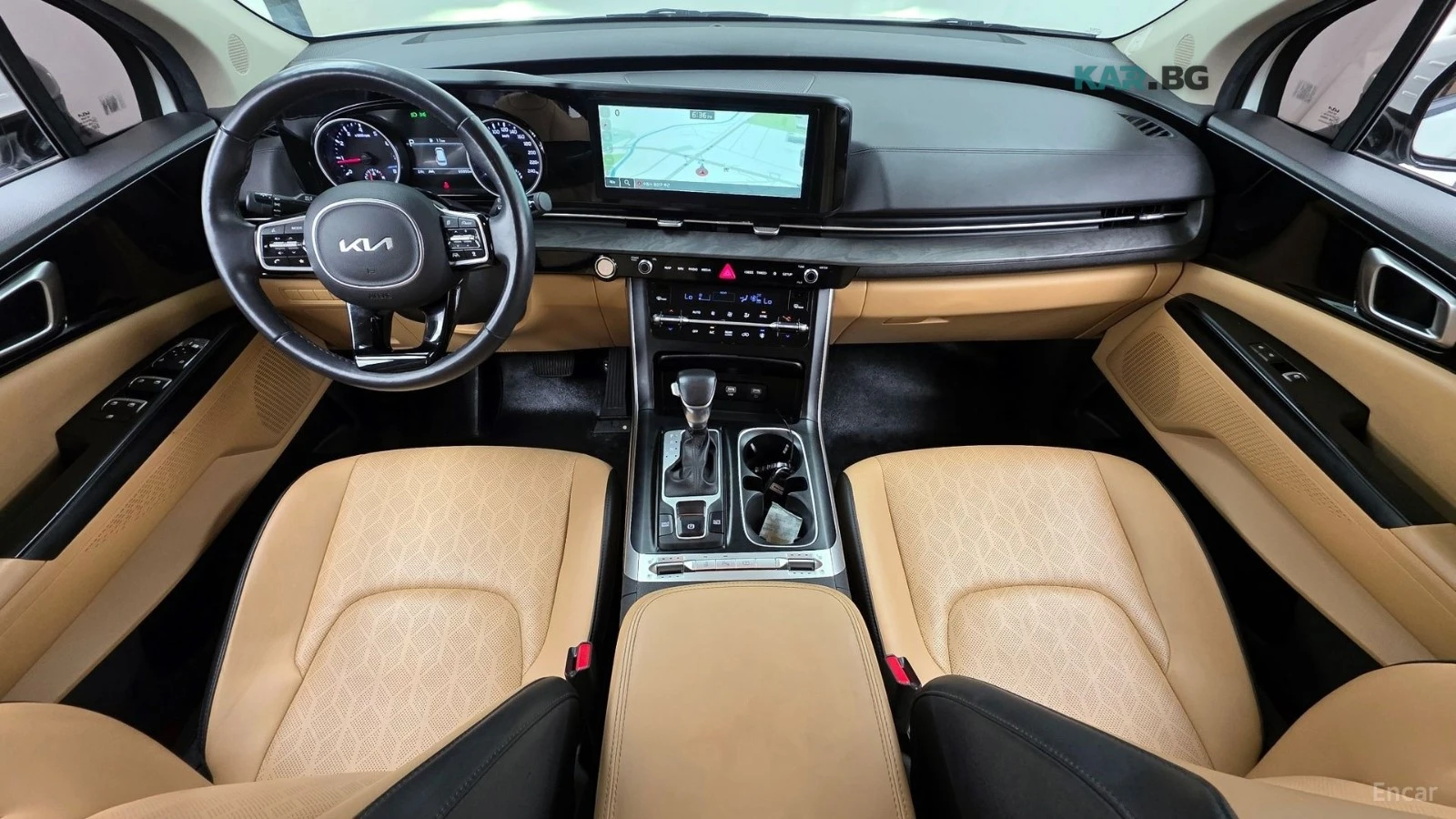 Kia Carnival * 3.5* PRESTIGE* КОЖА* ПОДГРЕВ* ОБДУХВАНЕ* , снимка 7 - Автомобили и джипове - 54774367