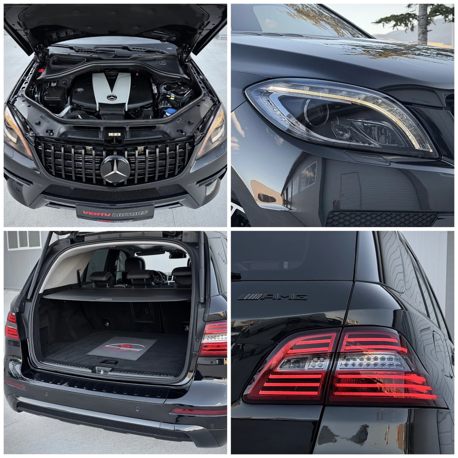 Mercedes-Benz ML 350 AMG/PANORAMA/MASSAGE/NIGHT VISION/DISTRONIC+ , снимка 7 - Автомобили и джипове - 54359093