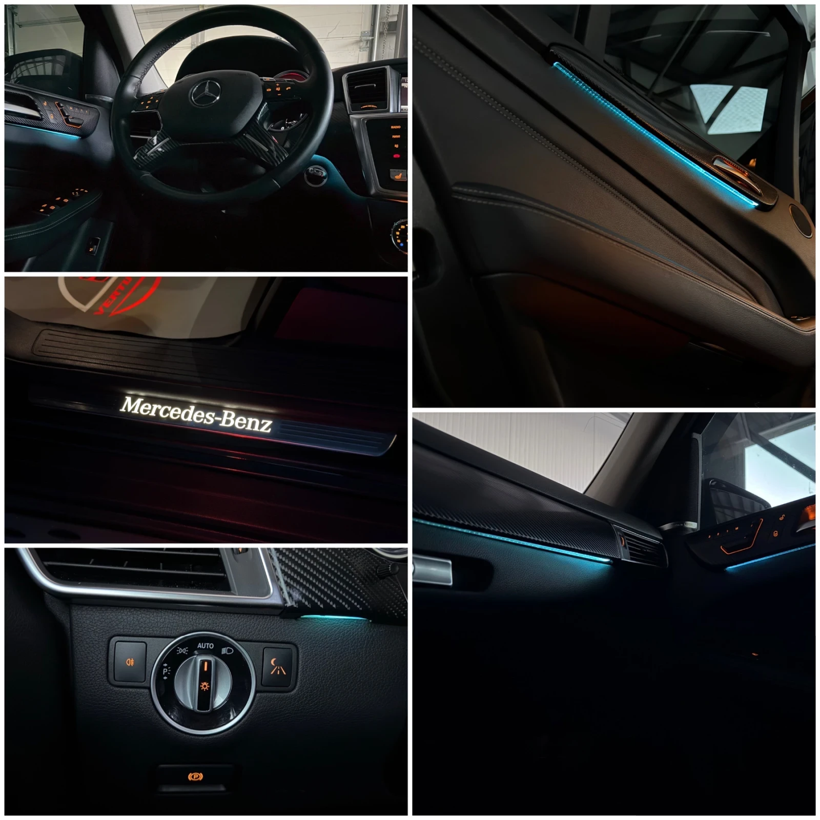 Mercedes-Benz ML 350 AMG/PANORAMA/MASSAGE/NIGHT VISION/DISTRONIC+ , снимка 15 - Автомобили и джипове - 54359093