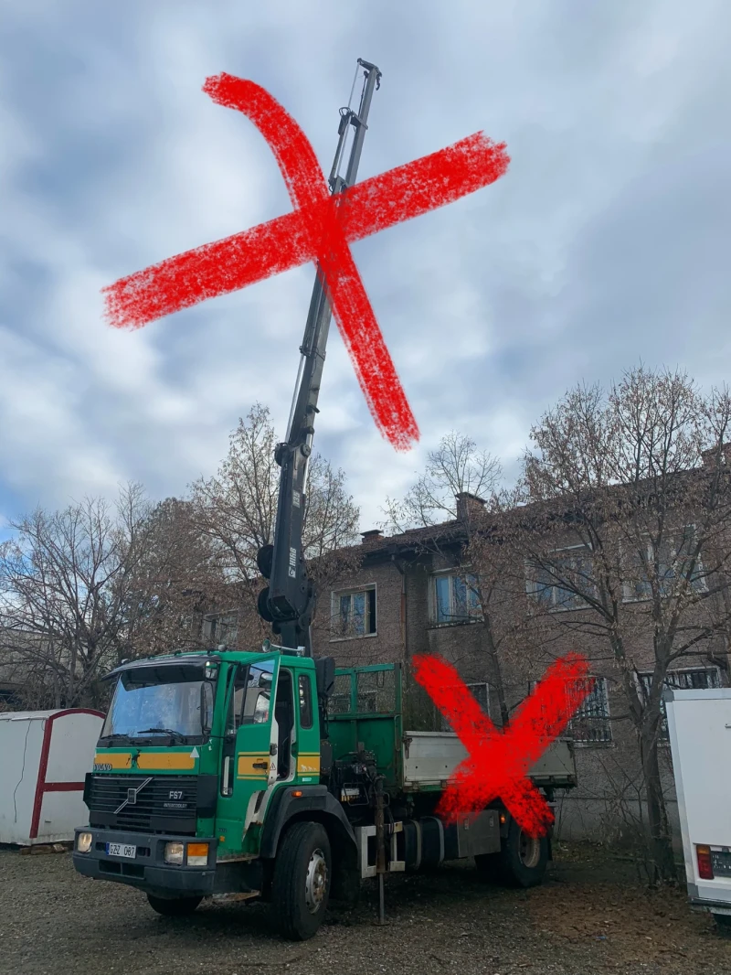 Volvo Fs 718 НА ЧАСТИ!! БЕЗ САМОСВАЛА И КРАНА