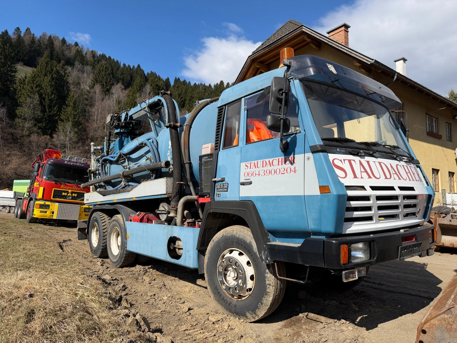 Steyr 32s31 ВОМА, 6х4, 2-Камери, Нов внос, , , снимка 2 - Камиони - 53891105