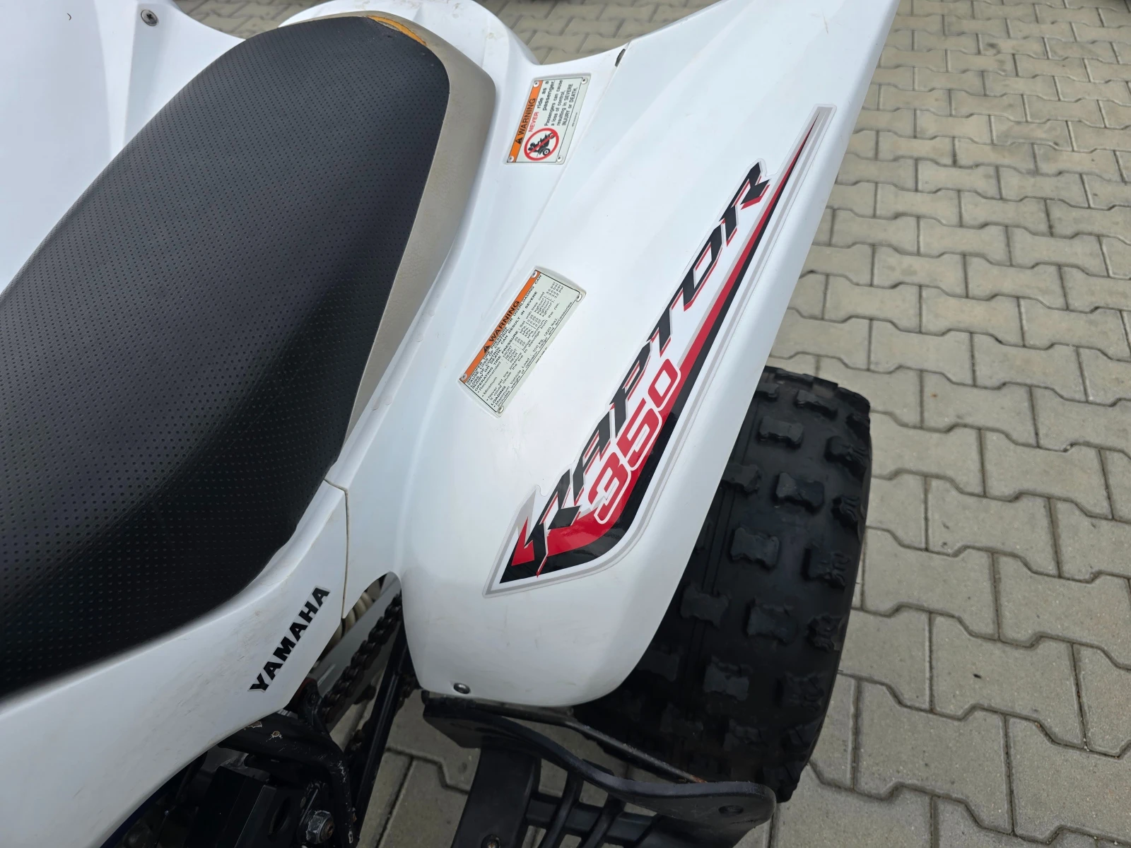 Yamaha Raptor 350сс, Перфектен!, снимка 10 - Мотоциклети и мототехника - 54228500