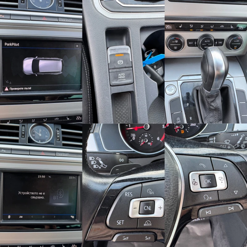 VW Passat 2.0TDI-190-К.С.-109.х.км-DISTRONIC-ПОДГРЕВ-, снимка 13 - Автомобили и джипове - 50023089