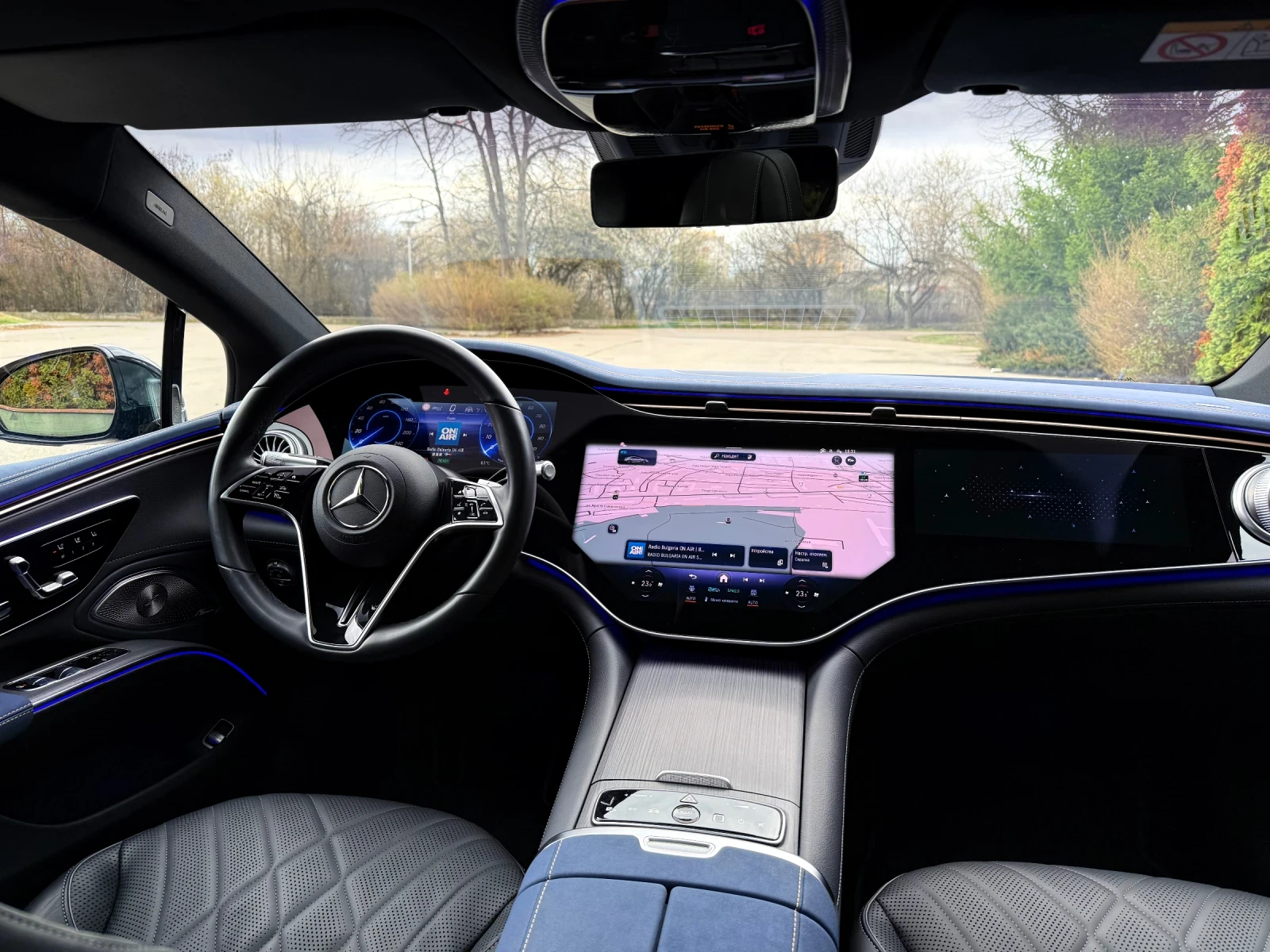 Mercedes-Benz EQS 450+ 4M/AMG/Hyperscreen/360/Маssage/Оперативен лиз, снимка 11 - Автомобили и джипове - 53922190