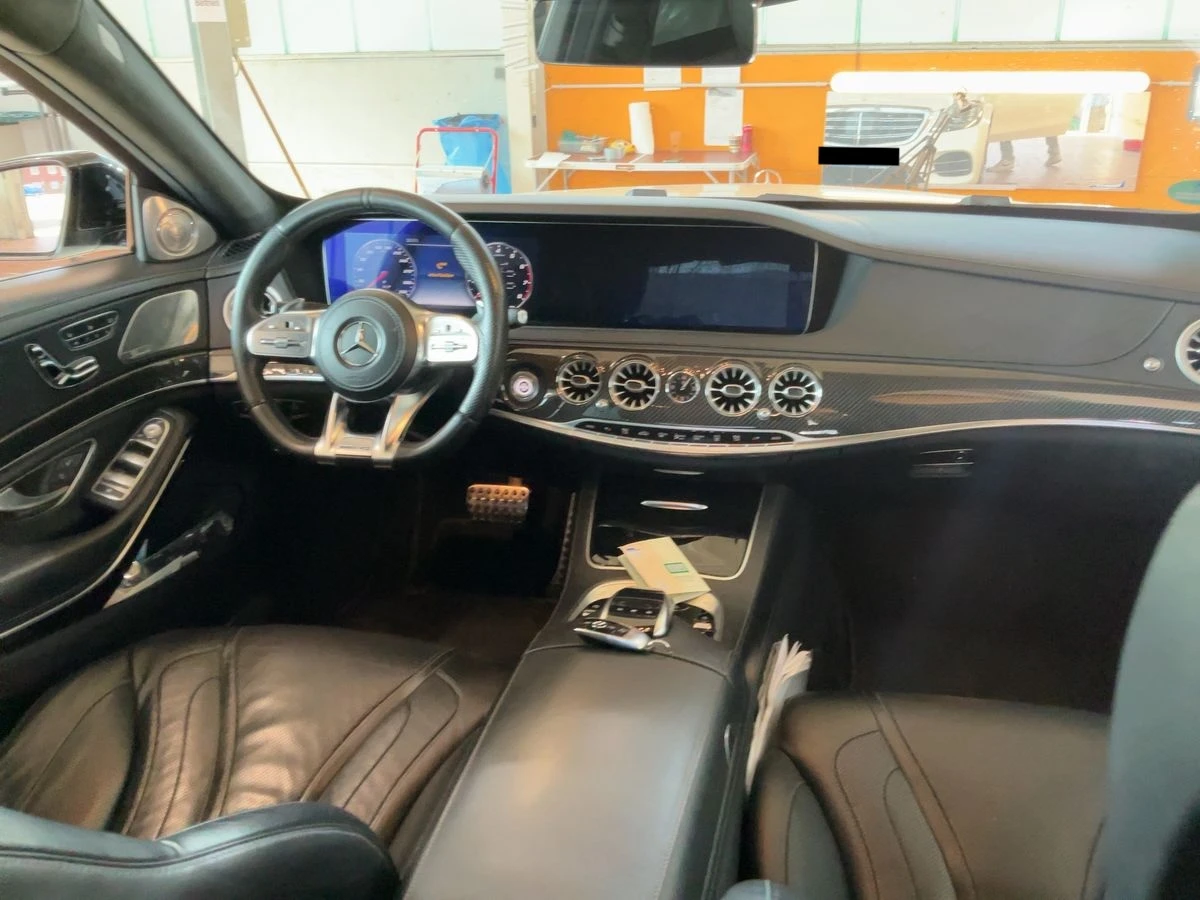 Mercedes-Benz S 400 d 4M Long/AMG Line/Монитори/360/Burmester/, снимка 4 - Автомобили и джипове - 54149844