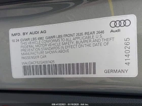 Audi A5 2.0L I-4 DI, DOHC, VVT, TURBO, 261HP All Wheel Dri, снимка 14