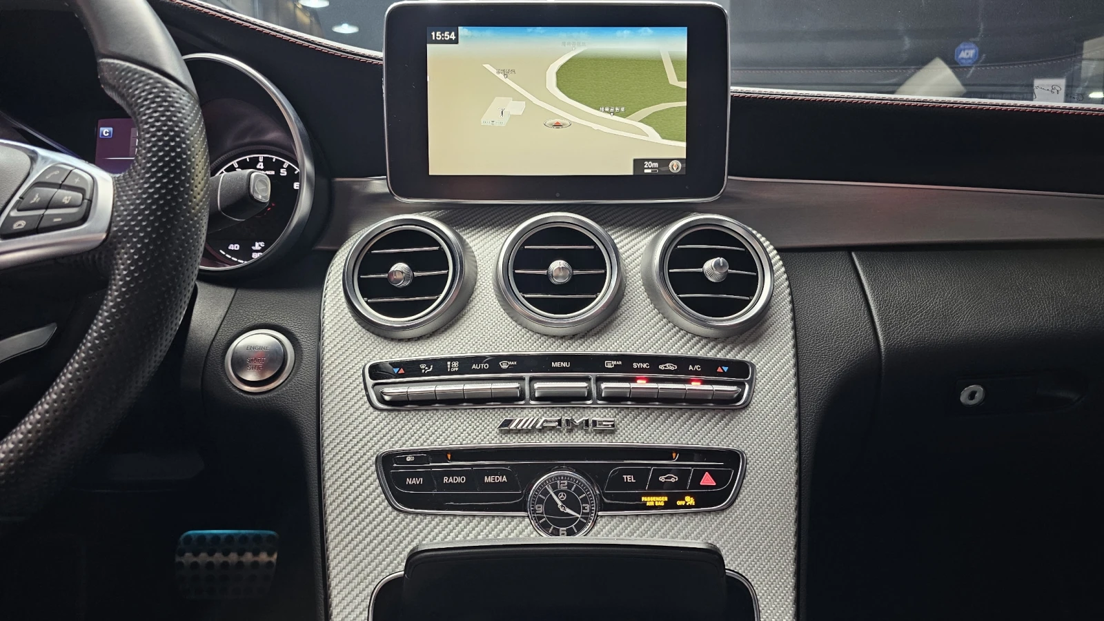 Mercedes-Benz C 43 AMG AMG PANAMERICANA* ALCANTARA* HUD* KEYLESS* КРАЙНА , снимка 12 - Автомобили и джипове - 55154178