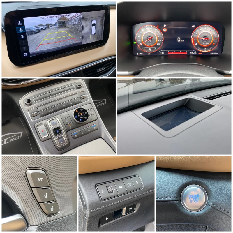 Hyundai Santa fe Plug-in Hybrid* Signature* 55712KM* FULL* 4WD* , снимка 15 - Автомобили и джипове - 52573878