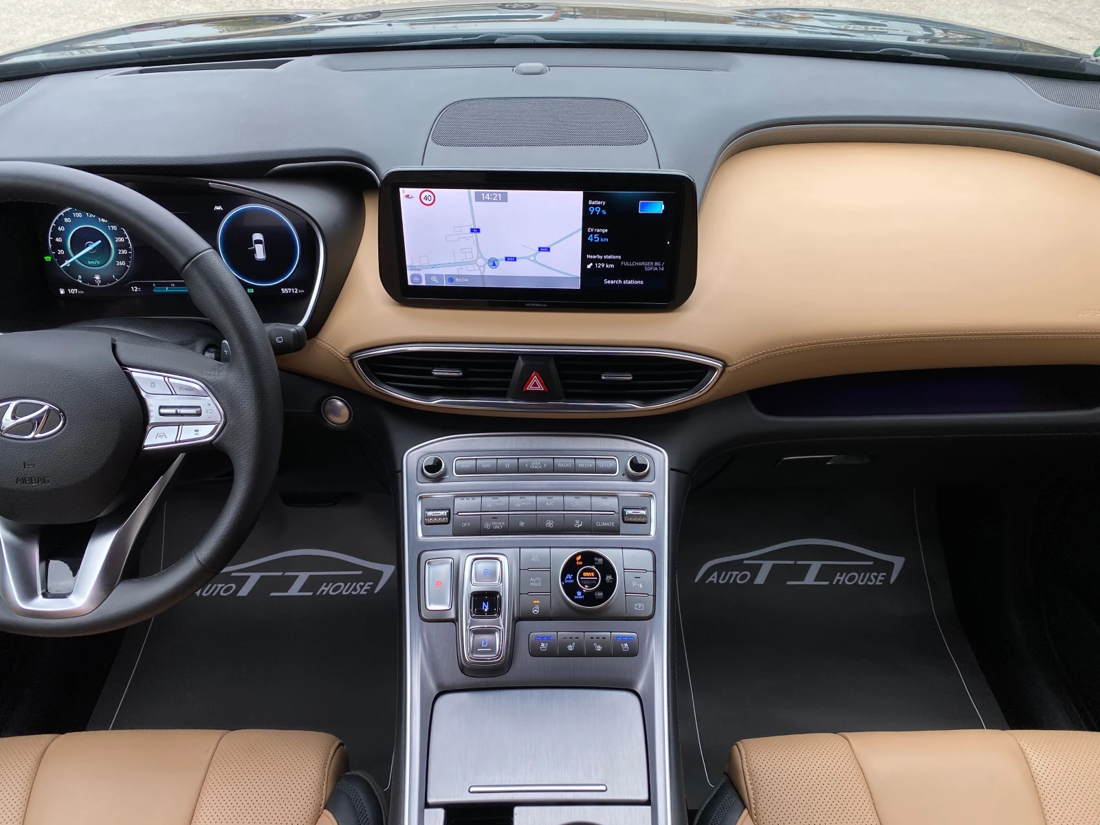 Hyundai Santa fe Plug-in Hybrid* Signature* 55712KM* FULL* 4WD*  | Mobile.bg   12