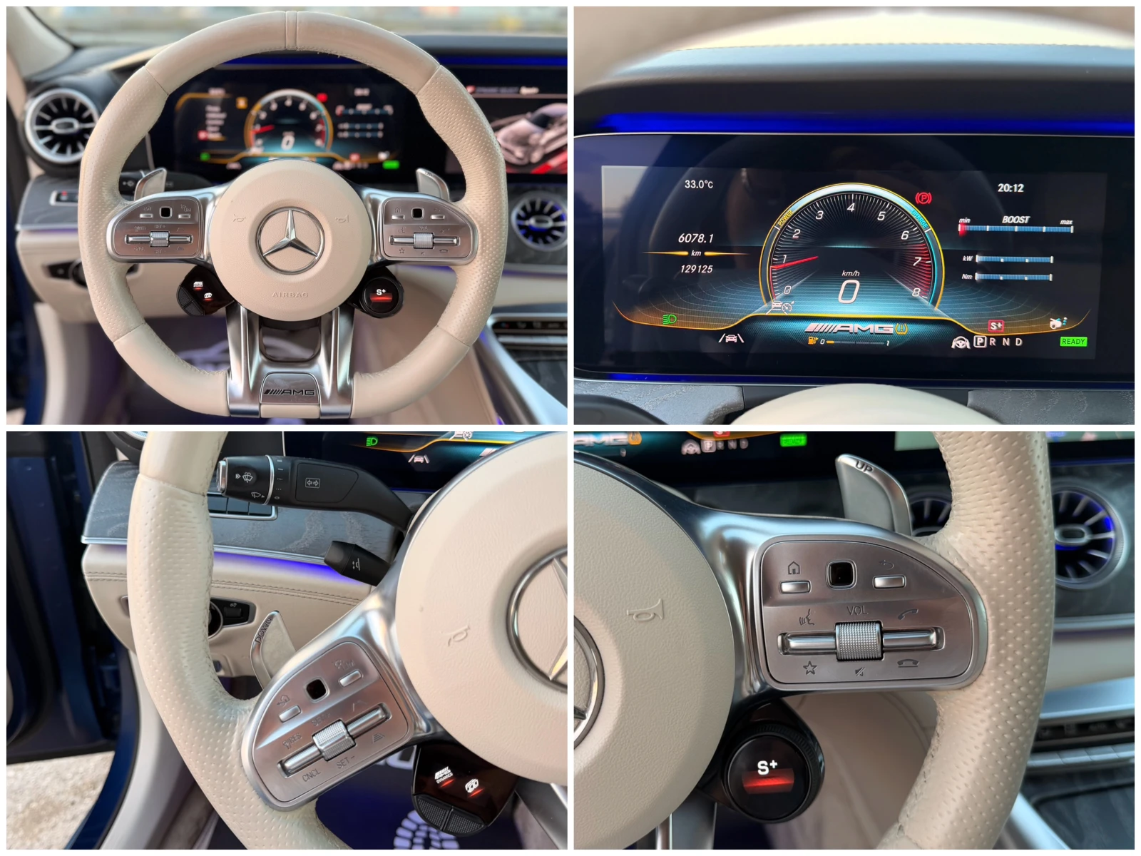 Mercedes-Benz AMG GT 43= V6-Biturbo= 4Matic+ = Soft Close= Distronic= 3, снимка 15 - Автомобили и джипове - 55659825