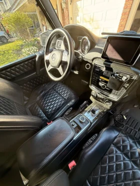 Mercedes-Benz G 63 AMG КОЖА* ПОДГРЕВ* ОБДУХВАНЕ* ПАНОРАМА, снимка 8