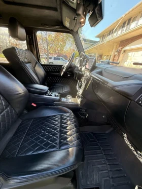 Mercedes-Benz G 63 AMG КОЖА* ПОДГРЕВ* ОБДУХВАНЕ* ПАНОРАМА, снимка 11
