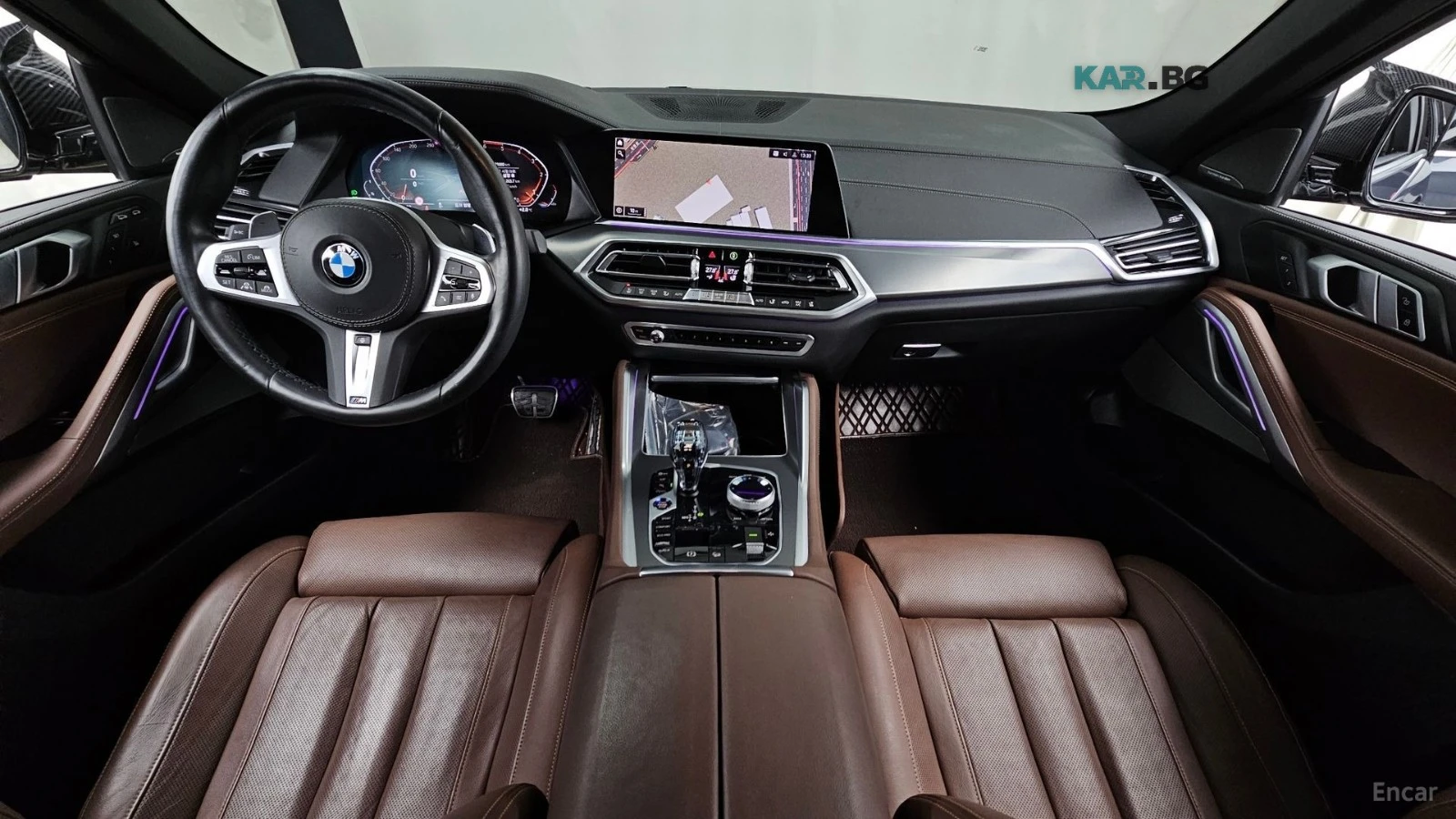 BMW X6 M* ОБДУХВАНЕ* 360 КАМЕРА* HEADUP* ВЪЗДУХ* ДИСТРОНИ, снимка 7 - Автомобили и джипове - 56262814