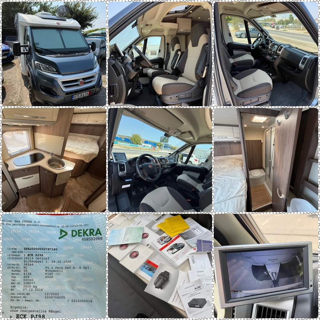 Кемпер Fiat Burstner, снимка 15 - Каравани и кемпери - 56041393