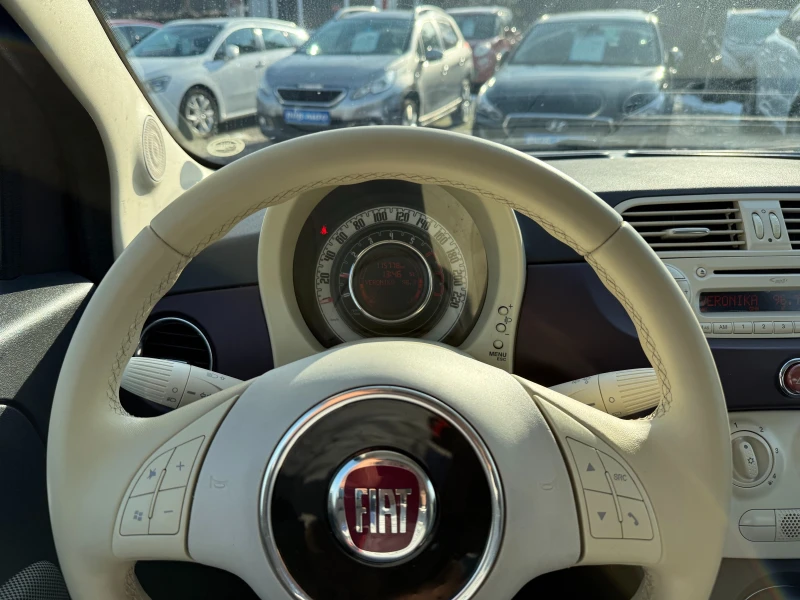 Fiat 500 1.2i-GAZ-INJEKC!PANORAMA-EVRO5B, снимка 13 - Автомобили и джипове - 48566061