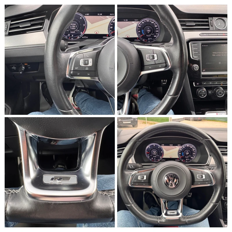 VW Passat 2.0d/R-LINE/4 MOTION/DIGITAL/КАМЕРА/ДИСТРOНИК/НОВА, снимка 16 - Автомобили и джипове - 52550414