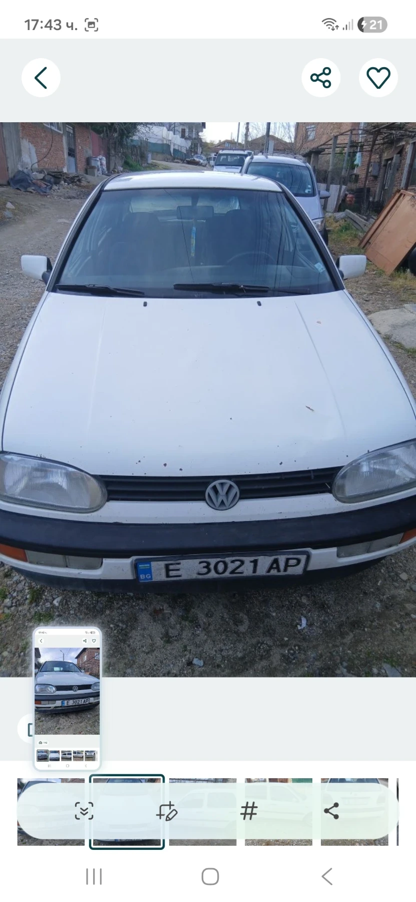 VW Golf, снимка 2 - Автомобили и джипове - 54655659
