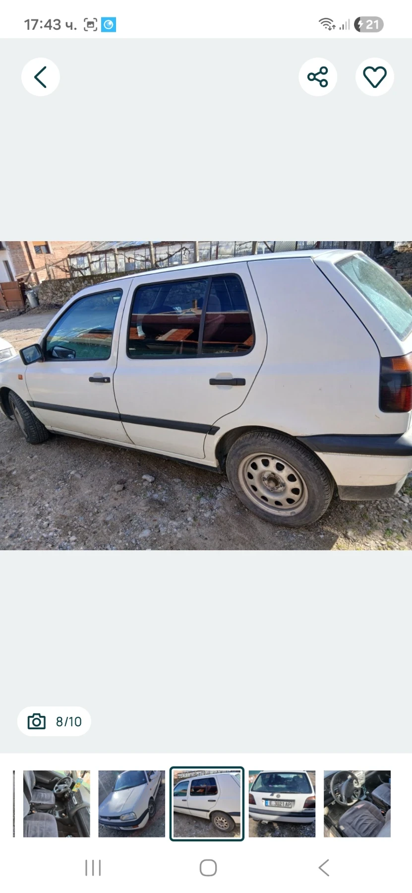 VW Golf, снимка 4 - Автомобили и джипове - 54655659