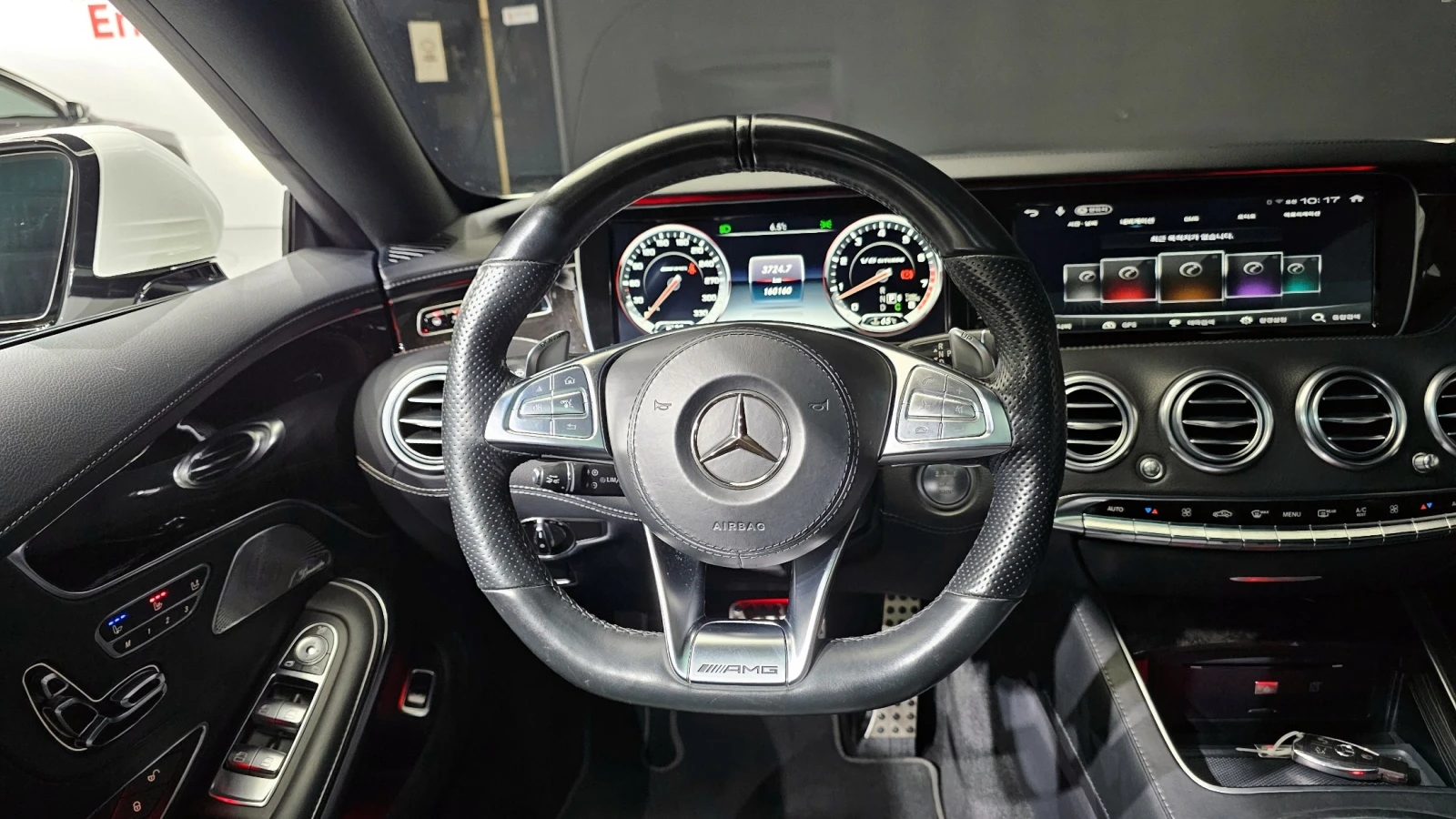 Mercedes-Benz S 63 AMG МАСАЖИ/360 Cam/Подгрев/Обдух/HUD/ПАНОРАМА, снимка 9 - Автомобили и джипове - 55081281