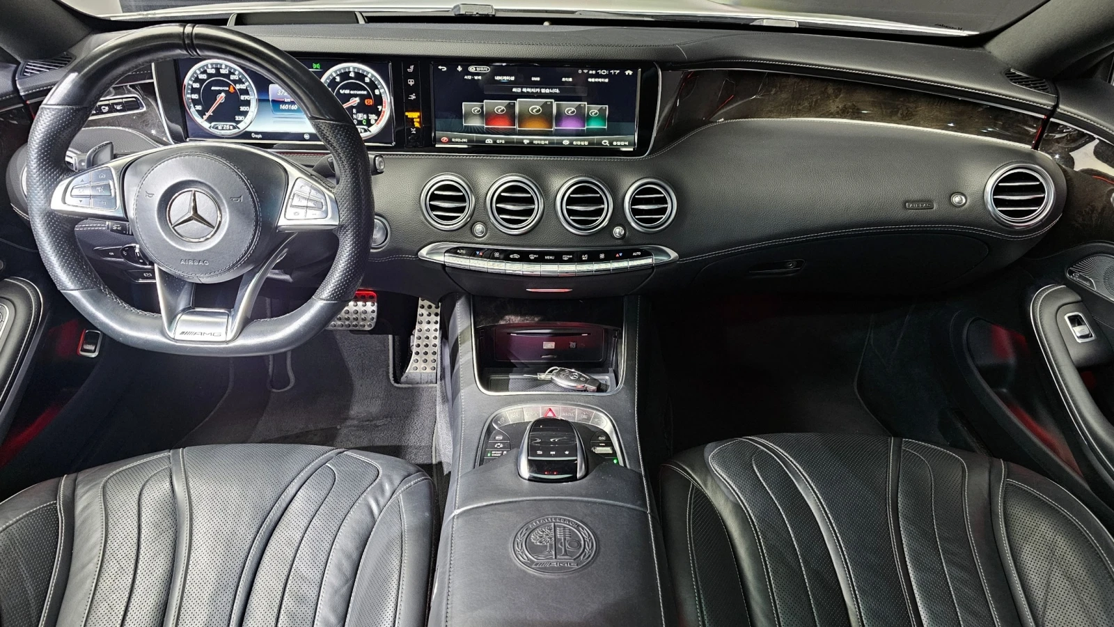 Mercedes-Benz S 63 AMG МАСАЖИ/360 Cam/Подгрев/Обдух/HUD/ПАНОРАМА, снимка 5 - Автомобили и джипове - 55081281