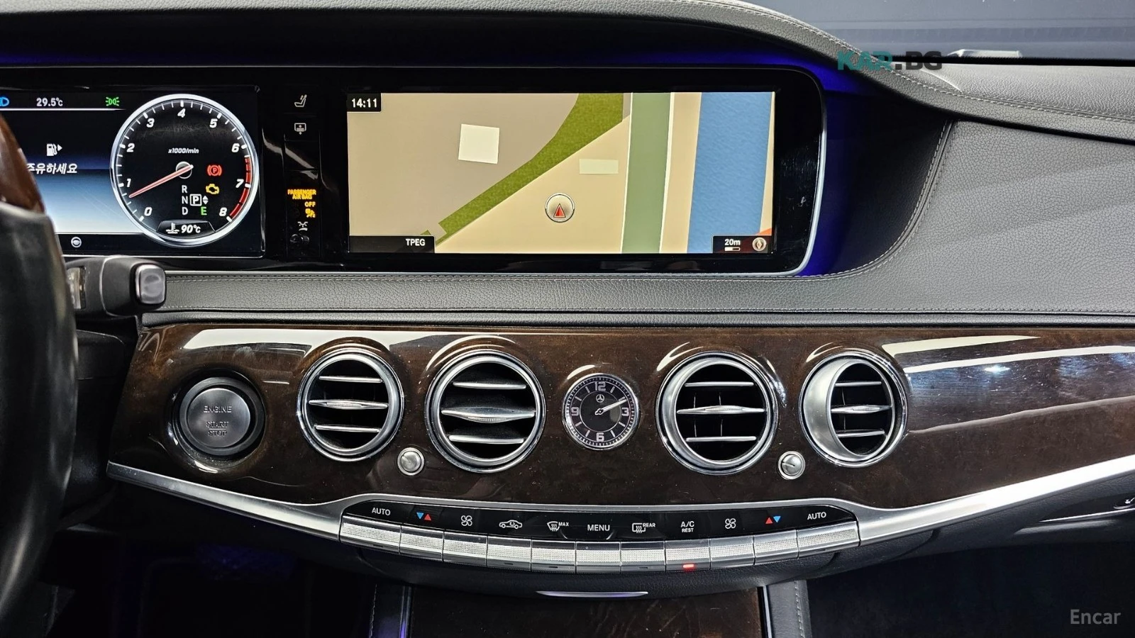 Mercedes-Benz S 500 LONG* AMG LINE* PANO* ОБДУХВ* МАСАЖ* МОНИТОРИ, снимка 13 - Автомобили и джипове - 55253625