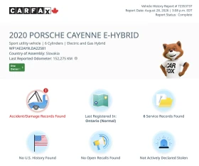 Porsche Cayenne  E-Hybrid CARFAX НАЛИЧЕН | 2020 | 154 911 км, снимка 13