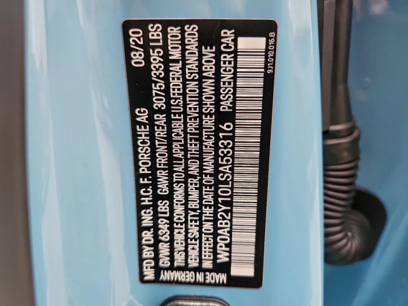 Porsche Taycan, снимка 8 - Автомобили и джипове - 53460127