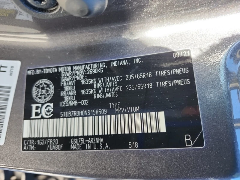 Toyota Highlander * LE * CARFAX * ФИНАНСИРАНЕ , снимка 7 - Автомобили и джипове - 53285080