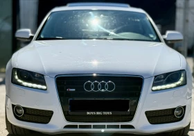 Audi A5 3.0TDI* БялаПерла* S-line* Кожа* Rotor* Уникат*  | Auto.bg — изображение 5