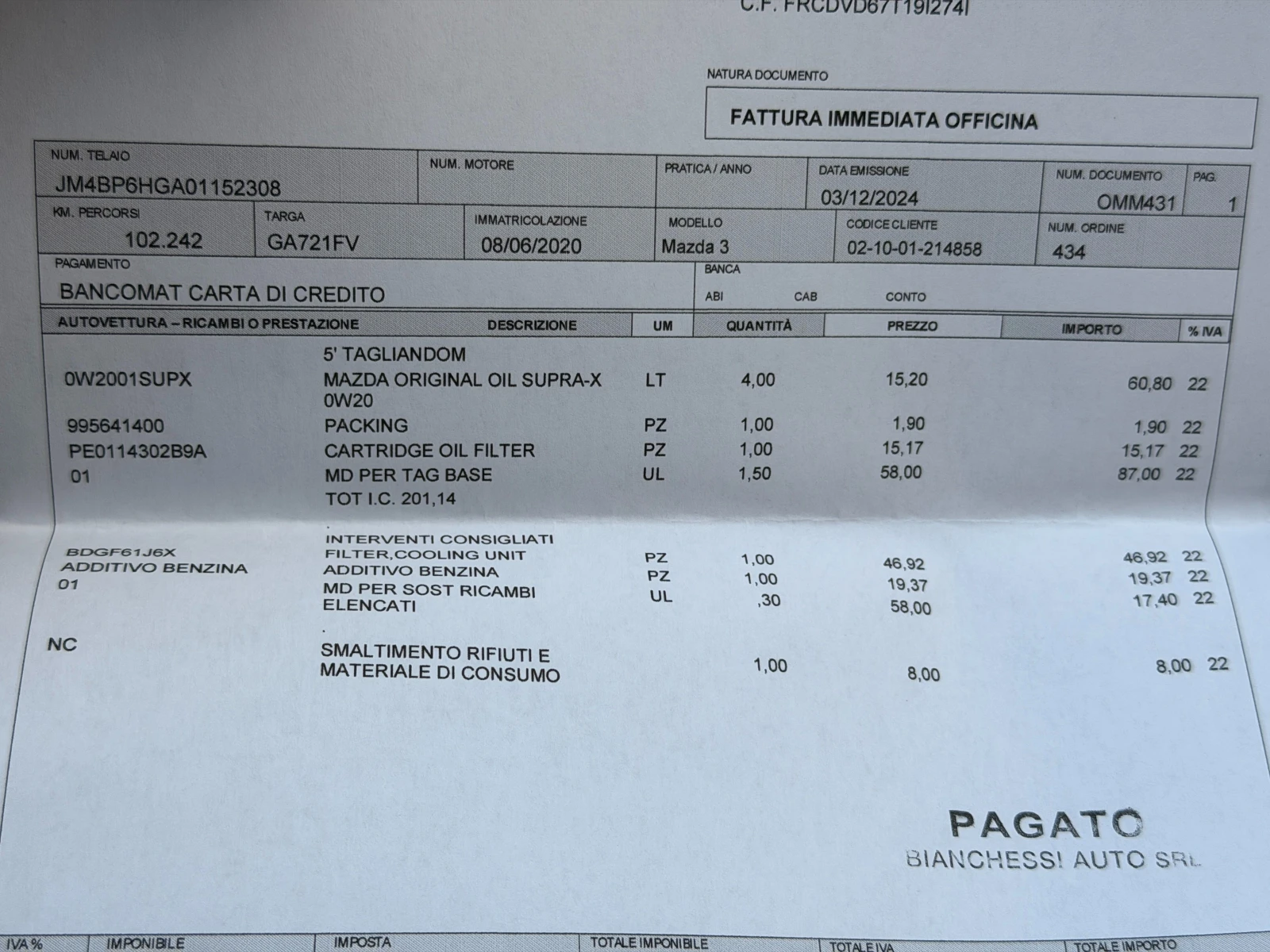 Mazda 3 2.0i M-Hybrid, снимка 15 - Автомобили и джипове - 56416035